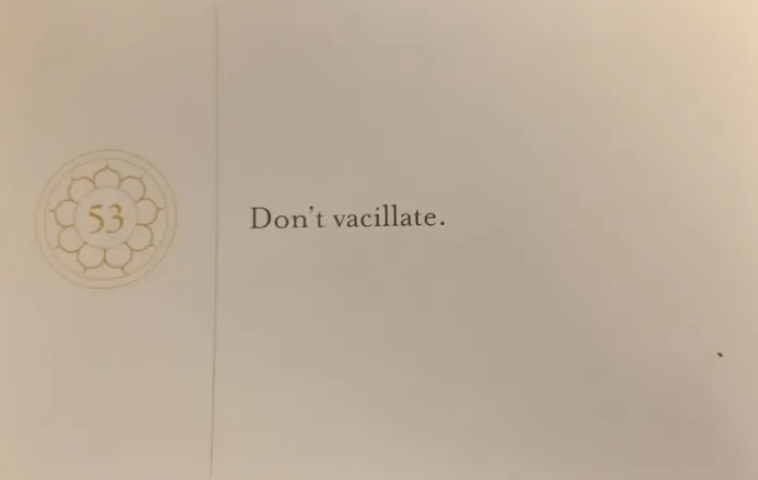 Don't vacillate #CompassionCards